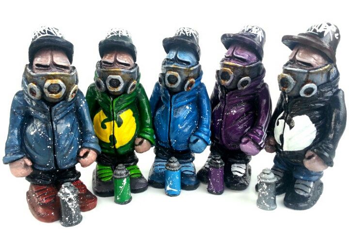 Hoakser's hand painted "Maskedman" resin figures!